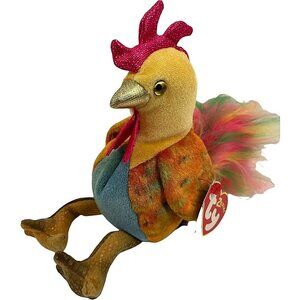 Ty Beanie Baby Chinese Zodiac Series Rooster Pristine with Tags